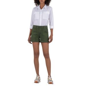Kut from the Kloth - Jane High Rise Short - olive - size 6